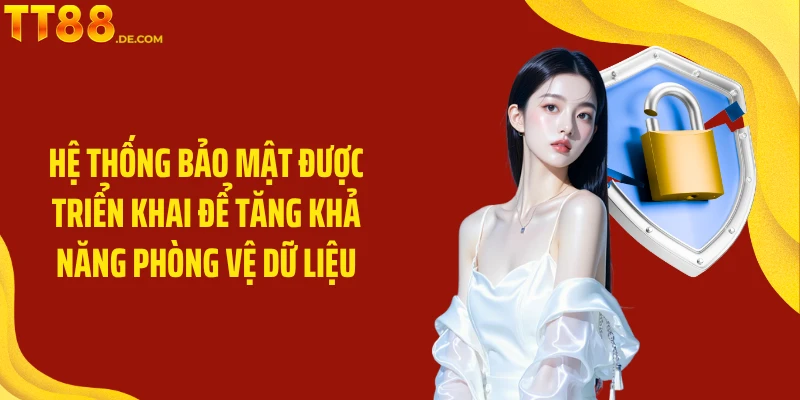 Hệ thống bảo mật được triển khai để tăng khả năng phòng vệ dữ liệu